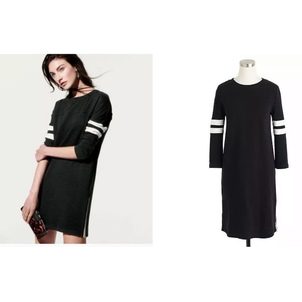 J. Crew Side-Zip Varsity Dress